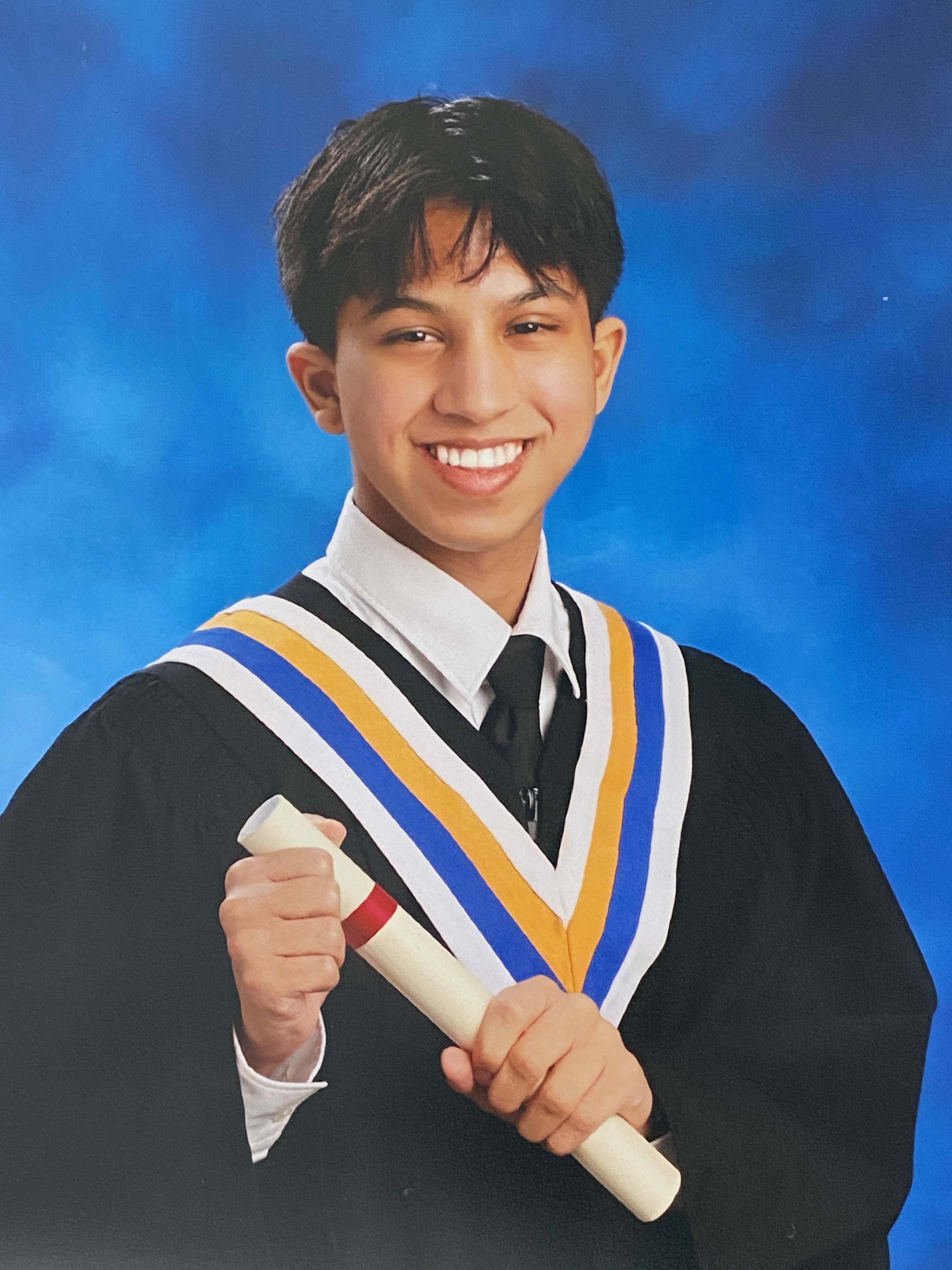 Rajeev Persaud graduation photo